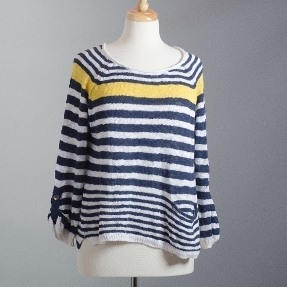 Saint Tropez West Sweaters - [Saint Tropez West] cotton knit sweater